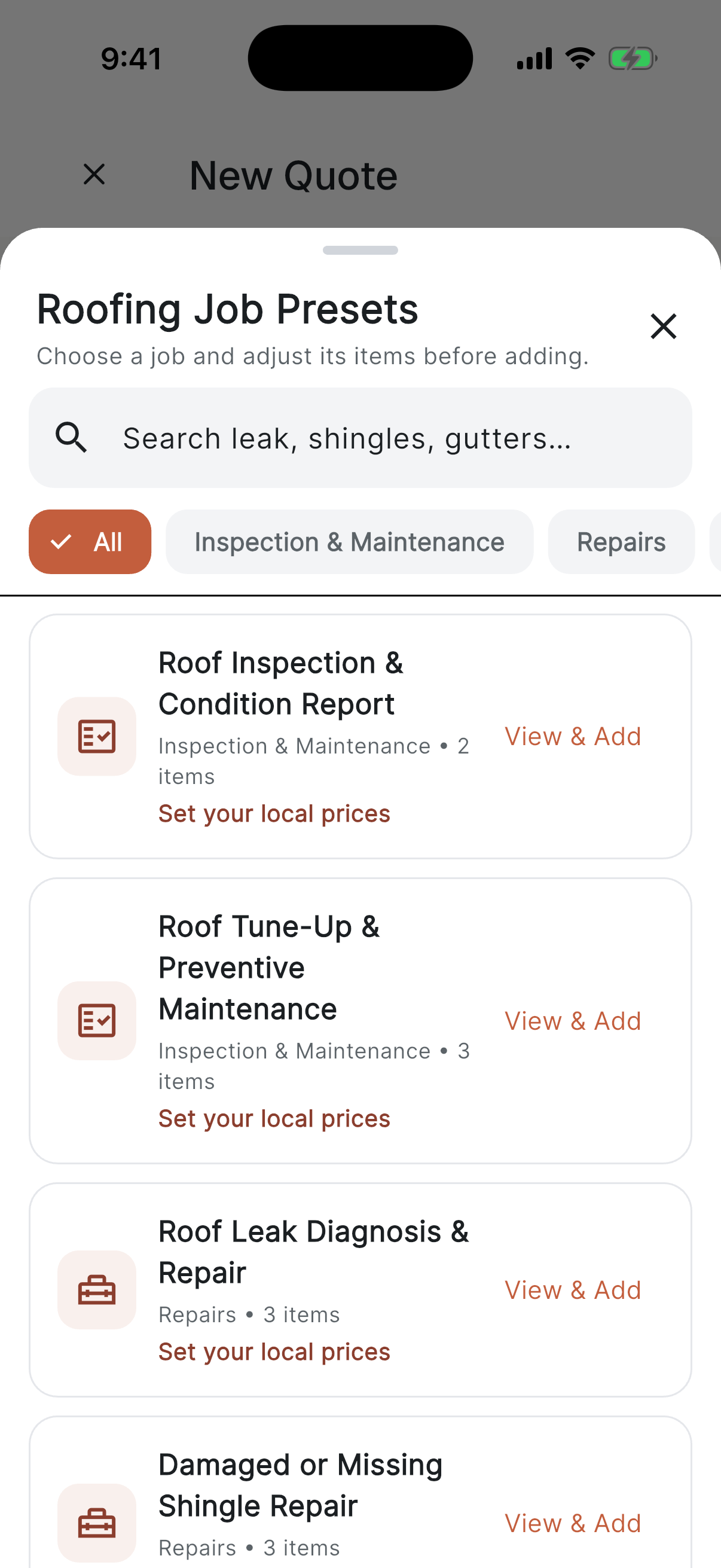 Ridge — Build on your usual jobs.