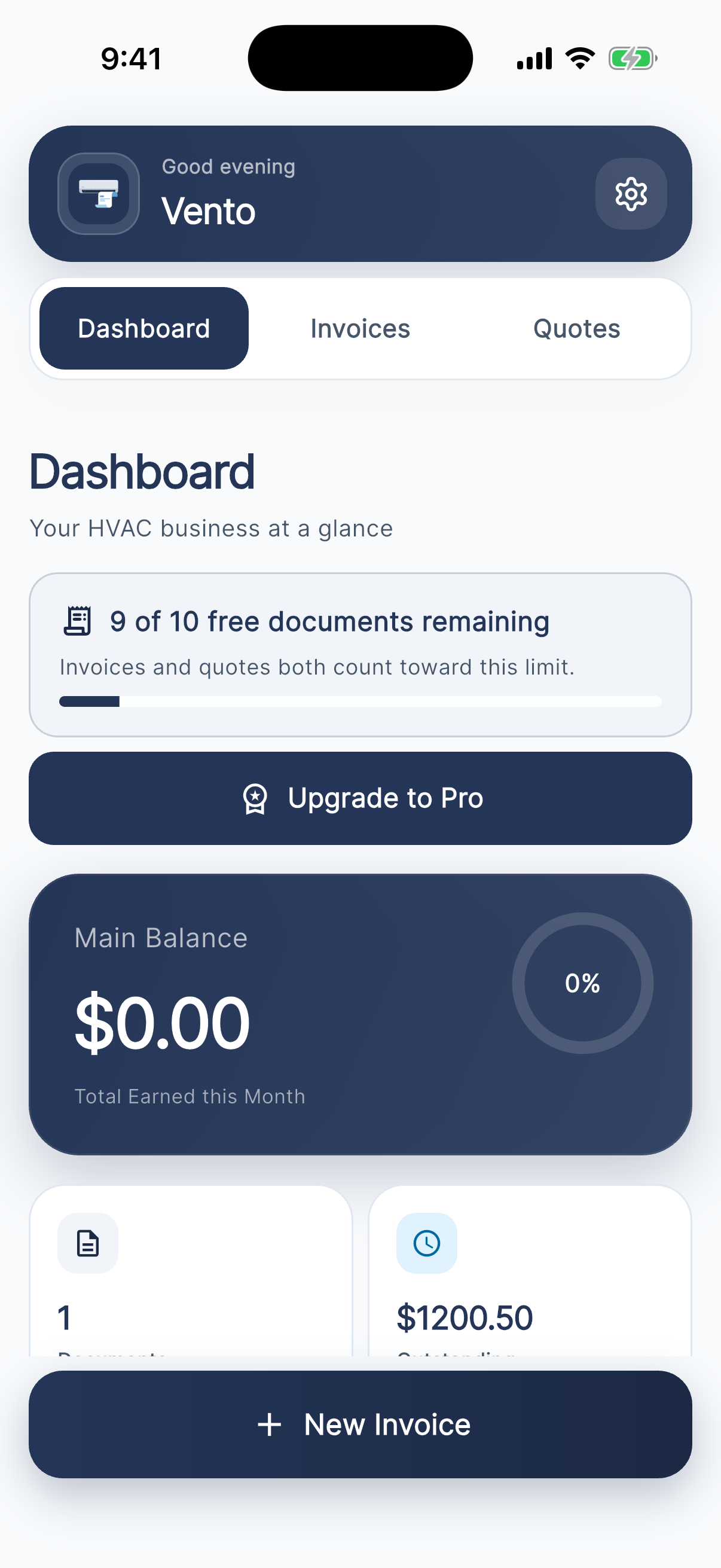 Vento — One place for your paperwork.